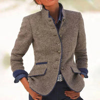 Elegante blazer de vestir con bolsillos interiores para eventos y oficina
