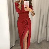 Elegante vestido de fiesta favorecedor atemporal | Midi