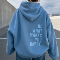 Sudadera de mujer con capucha de frase inspiradora