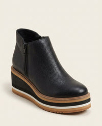Botines de plataforma con suela acolchada para mujer